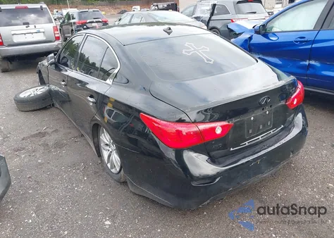2015 Infiniti Q50 Premium из США, поврежденный, VIN JN1BV7AR9FM395185